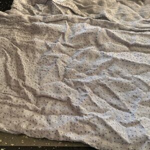 Maurices Light Gray Infinity Scarf with Subtle Sparkle